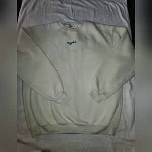 Cream & Blue Sweatshirt